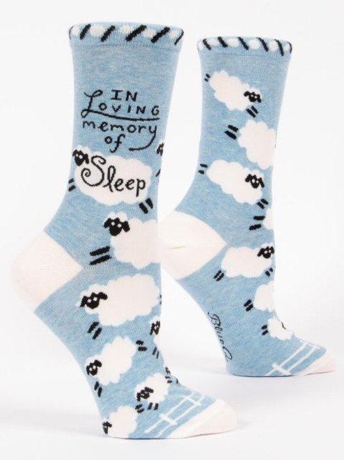 BLUE Q SOCKS LOVING MEMORY OF SLEEP