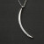 NECKLACE - GIBBOUS SLICE/ SILVER