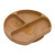 SILICONE GRIP DISH WOOD GRAIN