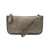 METALLIC DARK CHROME MINI CROSSBODY WRISTLET CLUTCH