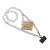 CLIP N' GO WHITE CHAIN POUCH GOLDEN