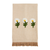 THREE DAISIES EMBROIDERY TOWEL