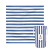 PICNIC BLANKET WHITSUNDAY BLUE