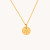BIRTHFLOWER NECKLACE GOLD FEBRY