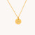 BIRTHFLOWER NECKLACE GOLD MARCH