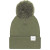 BEANIE W/ POM MOSS GREEN