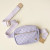 URBAN CHECK BELT BAG-PERIWINKLE