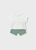 2PC SHORTS W/ STRIPE POCKET TEE