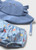 2PC SWIM DIAPER HAT BLUE