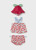 3PC SWIMSUIT SET STRAWBERRY