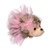 PINK SWIRL TUTU HEDGEHOG