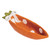 ORANGE DOT CARROT CANDY DISH