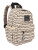 KIDS BACKPACK BLACK STRIPE CANVAS