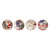 SANTA SCENE TIDBIT PLATES