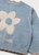SWEATER BLUE FLOWER