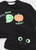 3PC SET BLACK HALLOWEEN