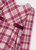DRESS PLAID RASPBERRY