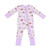 FOOTBALL CHEER ZIP ROMPER