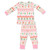 2PC LOUNGEWEAR GINGERBREAD FAIR ISLE PINK