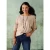 TOP HEDY LS BUTTON