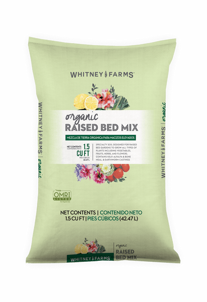 WHITNEY FARMS ORGANIC RAISED BED MIX SOIL 1.5CF