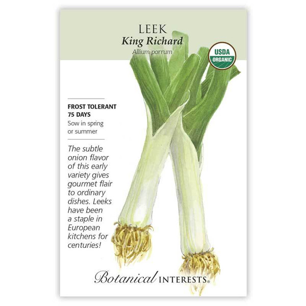 SEED LEEK KING RICHARD ORGANIC