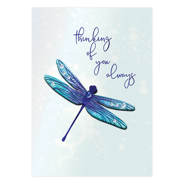 CARD THINKING OF YOU DRAGONFLY