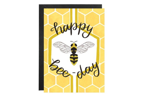 HAPPY BEE DAY CARD