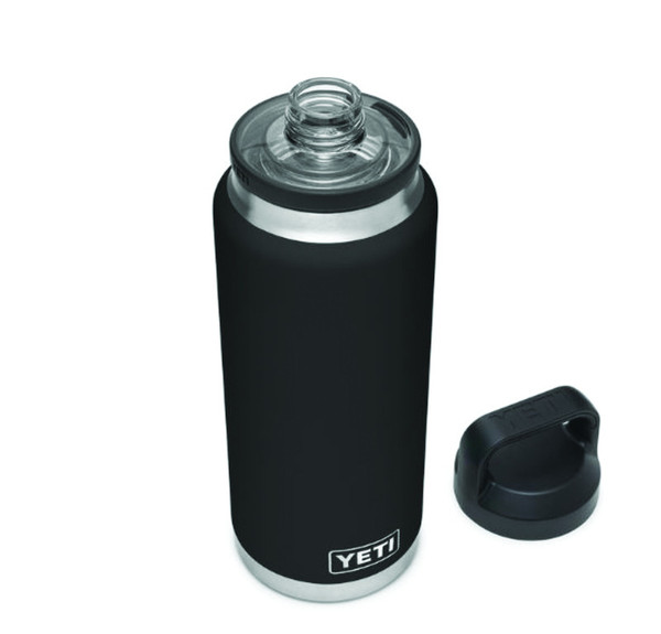 YETI Rambler 36 oz Black BPA Free Insulated Chug Bottle