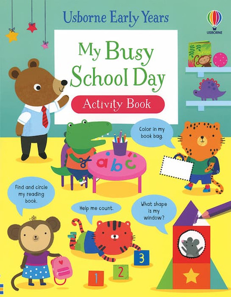 BUSY SCHOOL DAY ACTIVITY BOOK