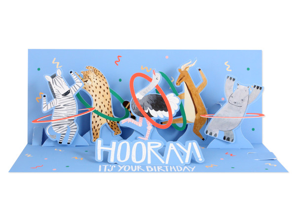 PANORAMIC CARD HULA HOOP