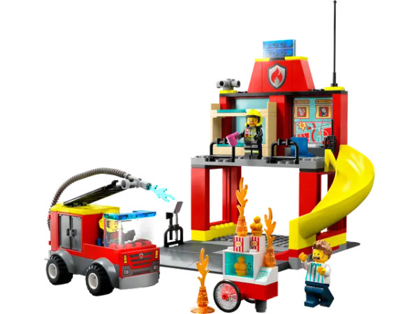 LEGO© CITY: FIRE STATION AND FIRE TRUCK