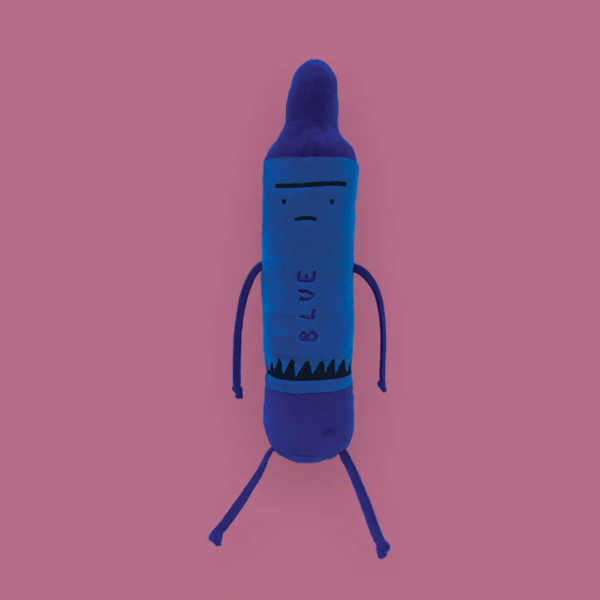 THE DAY THE CRAYONS QUIT 12" BLUE PLUSH