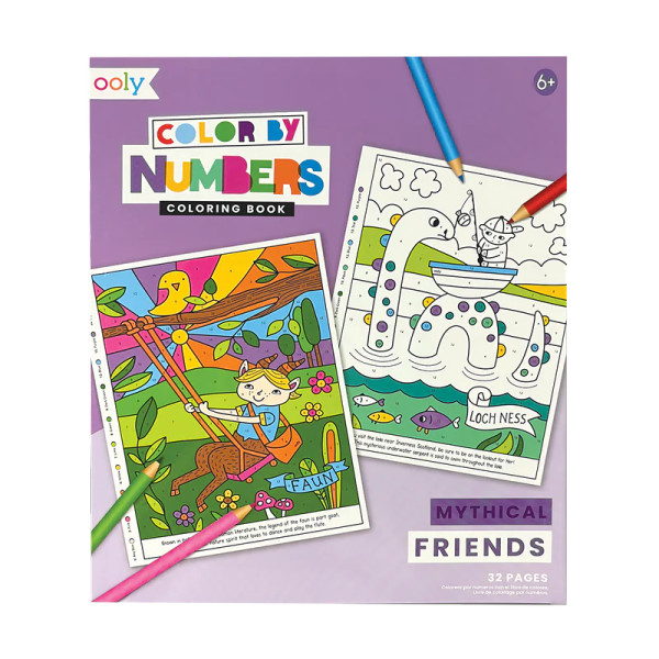 COLORING BOOK - MYTHICAL FRIENDS