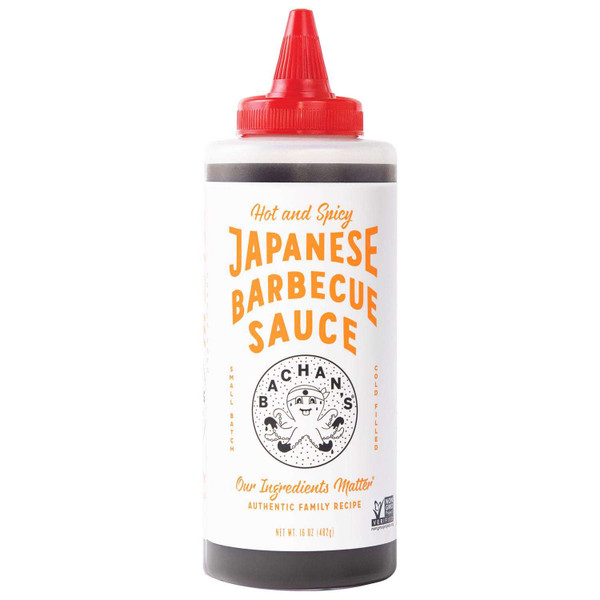 Bachan's Hot and Spicy Japanese Teriyaki BBQ Sauce 16 oz