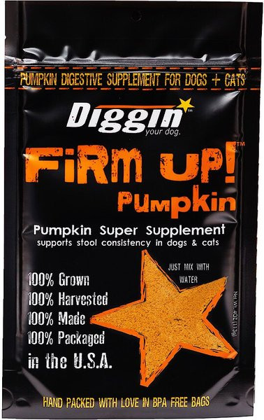 DIGGIN FIRM UP! PUMPKIN SUPER DOG AND CAT SUPPLEMENT