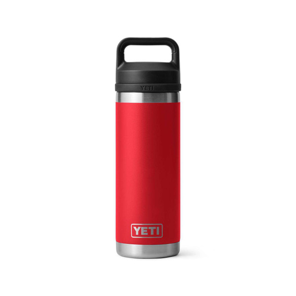 YETI RAMBLER 18OZ RESCUE RED BPA FREE BOTTLE WITH CHUG CAP
