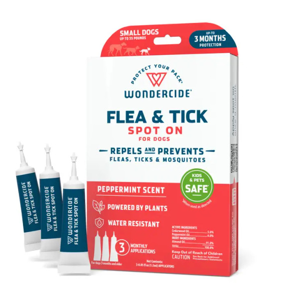 WONDERCIDE FLEA TICK SMALL DOGS: PEPPERMINT