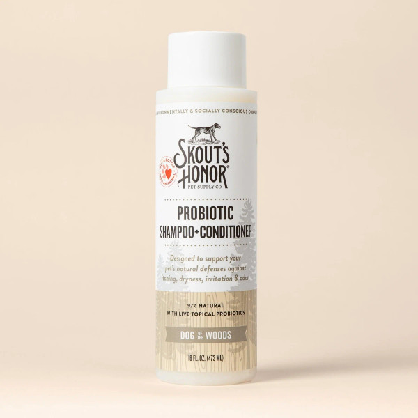 SKOUT'S HONOR PROBIOTIC 2IN1 SHAMPOO & CONDITIONER DOG OF THE WOODS 16OZ