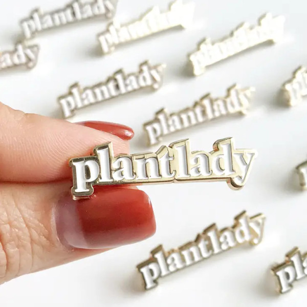 PLANT LADY LAPEL PIN