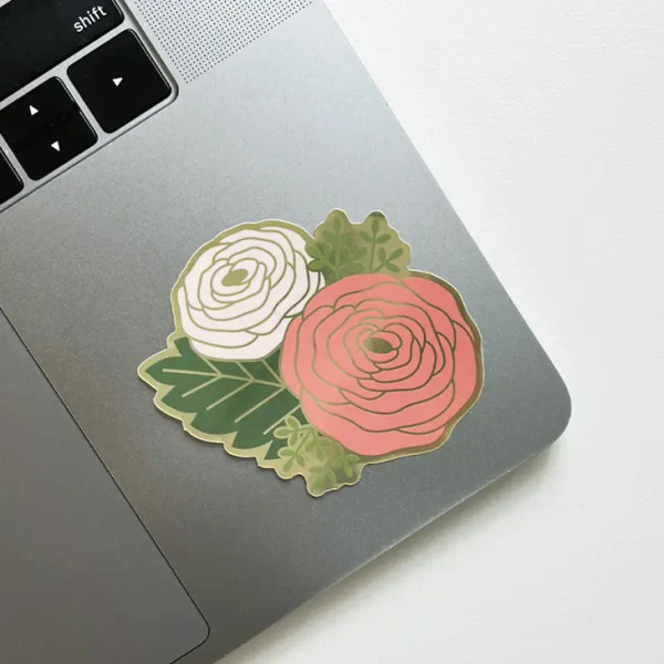 MICHELLE RANUNCULUS STICKER
