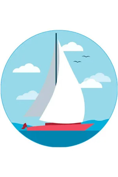 BOGG BIT SAILBOAT