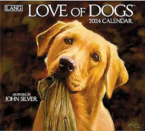 24' WALL CALENDAR LOVE OF DOGS