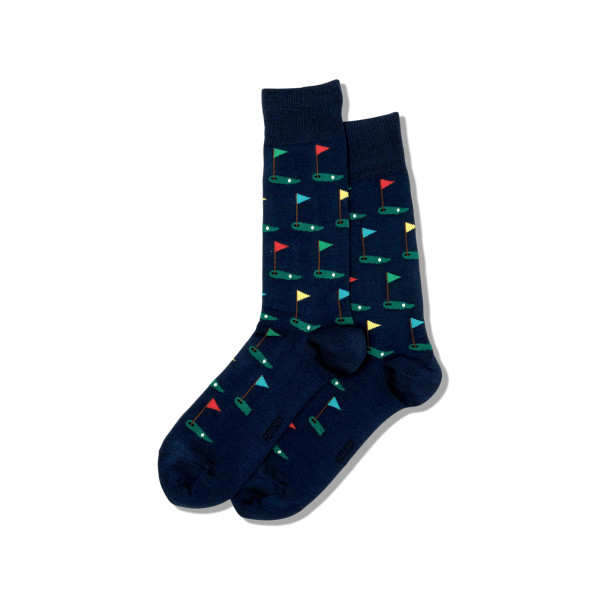 SOCKS GOLF-NAVY