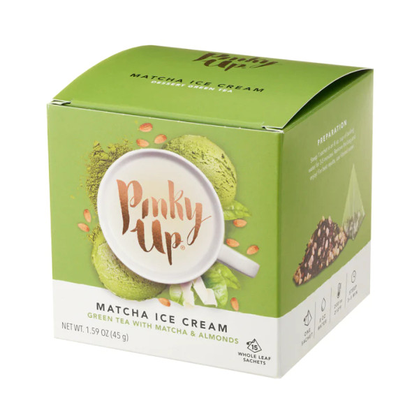 MATCHA ICE CREAM PYRAMID TEA