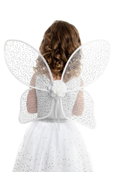 SILVER SHIMMER FAIRY WINGS