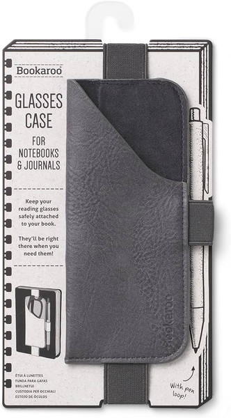 BOOKAROO GLASSES CASE - CHARCOAL