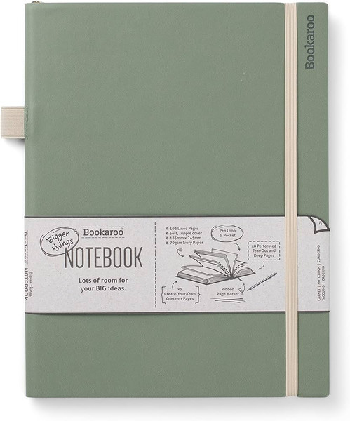 BOOKAROO A5 JOURNAL FERN