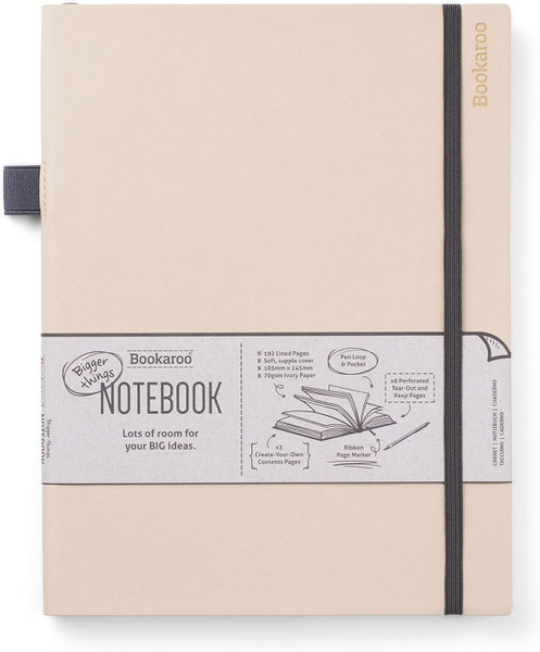 BOOKAROO A5 JOURNAL CREAM