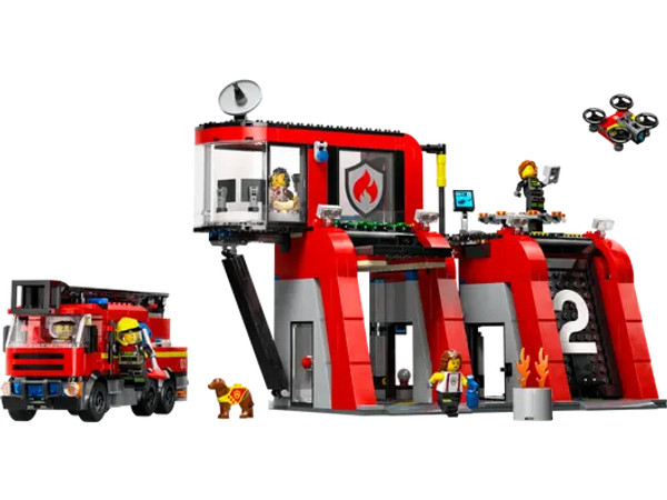 LEGO® CITY: FIRE STATION WITH FIRE TRUCK
